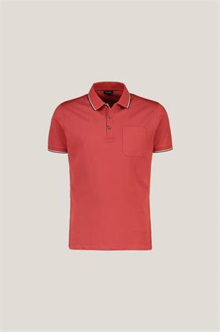 Bordowe polo męskie 74112 - 459481