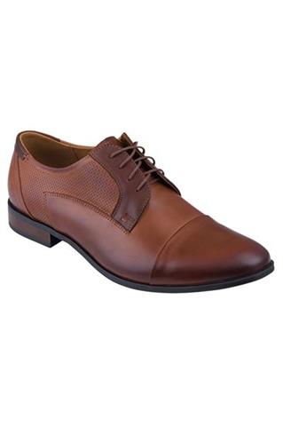 Brązowe buty wizytowe męskie Basic 73002 - 46641