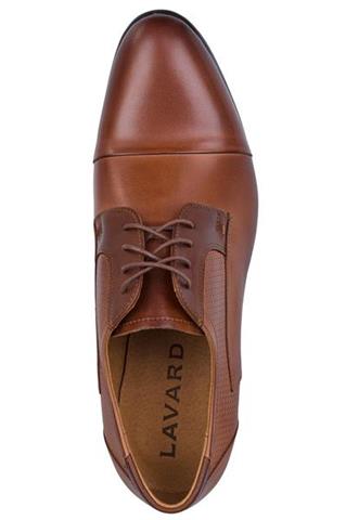 Brązowe buty wizytowe męskie Basic 73002 - 46671