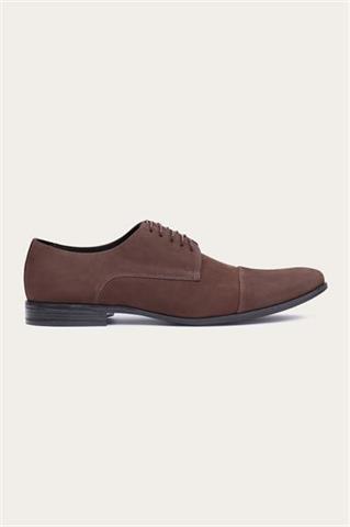Brązowe skórzane buty męskie 75165 - 472211