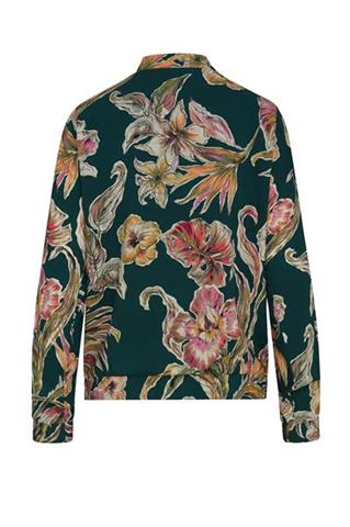 Zielona bomberka damska w kwiaty Tulip 84658 - 48241