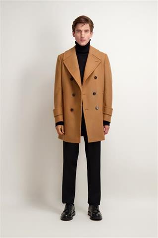 Wełniana bosmanka w kolorze camel 29961 - 487491