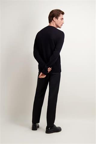 Czarny sweter męski z bawełny i kaszmiru 74148 - 487891