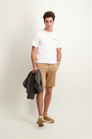 Biały bawełniany t-shirt męski 78050 - 490801