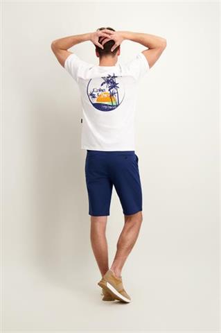 Biały bawełniany t-shirt męski 78049 - 490851
