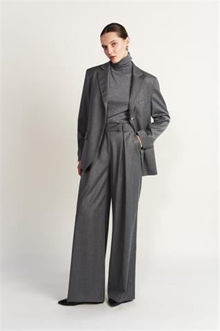 Szara marynarka z virgin wool 86715 - 499011