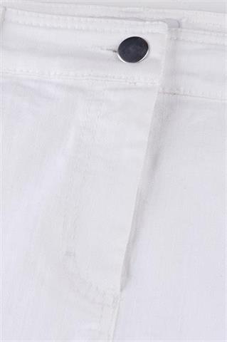 Białe spodnie damskie slim Kora 84692 - 49941