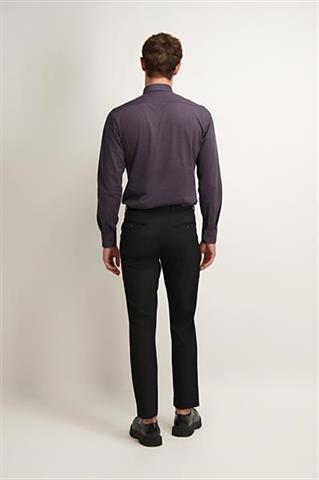 Czarne spodnie męskie chinos 66421 - 528451