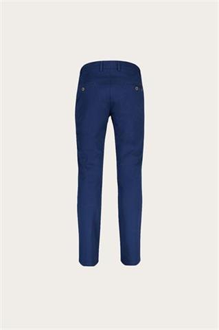 Niebieskie bawełniane spodnie męskie chinos 64232 - 538281