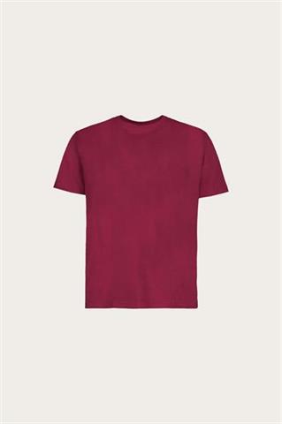 Bordowy t-shirt męski 78024 - 545351
