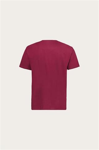 Bordowy t-shirt męski 78024 - 545361