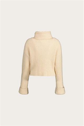 Kremowy golf damski 86317 - 548731