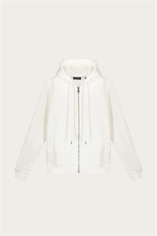 Biała bluza męska z bawełną 07002 - 556701