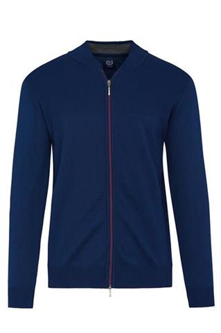 Granatowy sweter męski rozpinany 72877 - 56201