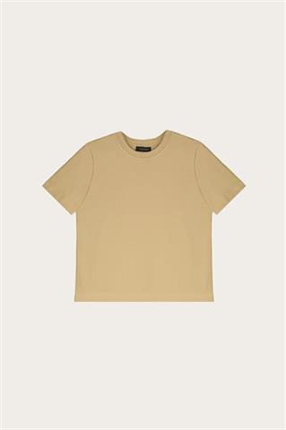 Oliwkowy t-shirt damski 86869 - 571041