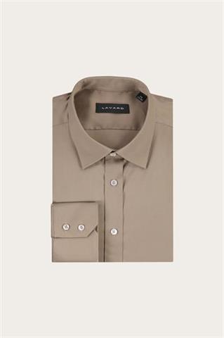 Koszula męska w kolorze taupe 93532 - 571721