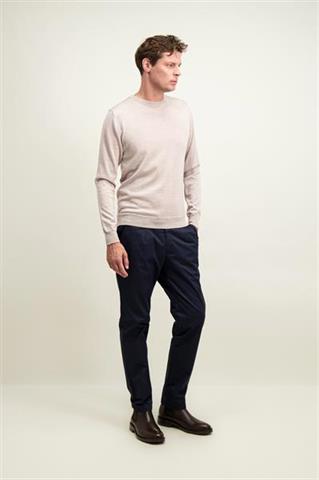 Beżowy sweter męski z wełny merino 74283 - 584111
