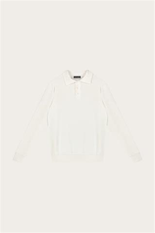 Sweter męski z wełny merino w kolorze ecru 74274 - 584811