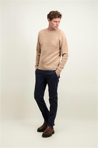 Beżowy sweter męski z wełną 74318 - 602391