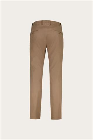 Brązowe bawełniane spodnie męskie chinos 64703 - 614991
