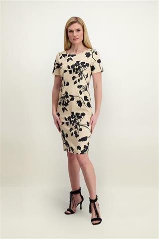 Elegancka sukienka we wzory 85919 - 615071