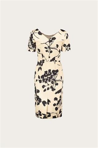 Elegancka sukienka we wzory 85919 - 615101