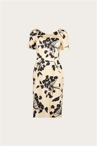 Elegancka sukienka we wzory 85919 - 615111