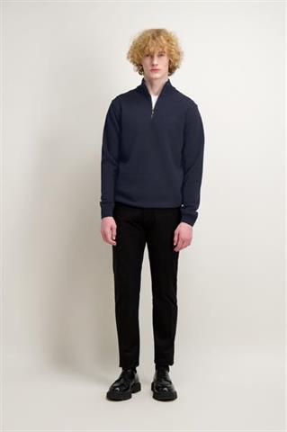 Granatowy sweter męski z wełną 74232 - 620611