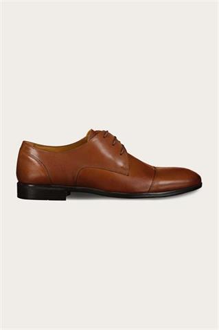 Brązowe skórzane buty męskie 58904 - 622901