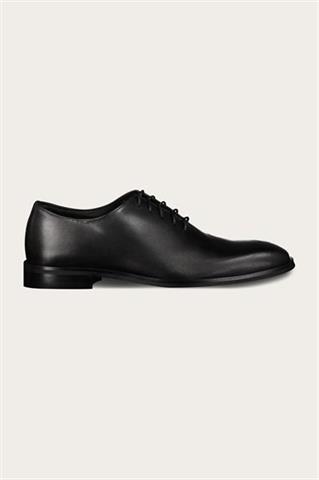 Czarne skórzane buty męskie 58912 - 622991