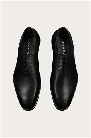Czarne skórzane buty męskie 58912 - 623001