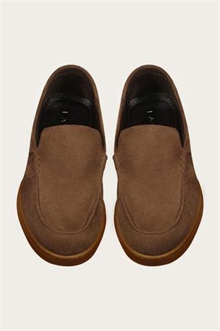 Brązowe zamszowe buty męskie 58917 - 630811
