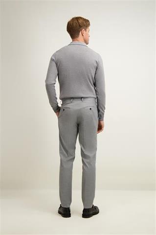 Szare polo męskie z wełny merino 74221 - 643211