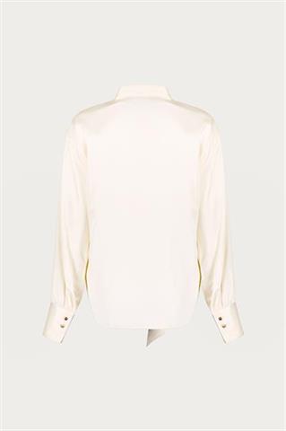 Elegancka bluzka damska w kolorze ecru 87465 - 661631