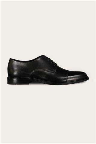 Czarne skórzane buty męskie 75177 - 667371