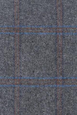 Dwurzędowa kamizelka męska w kratę PBT 10070 - 6821