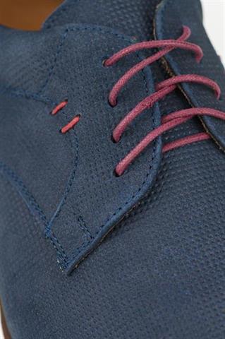 Granatowe perforowane buty casual 73000 - 68691