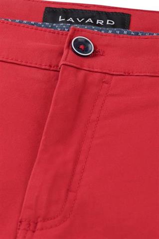 Czerwone spodnie męskie chinos 64166 - 71071