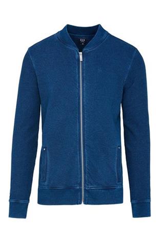 Bluza na zamek w kolorze denimu 72685 - 7191