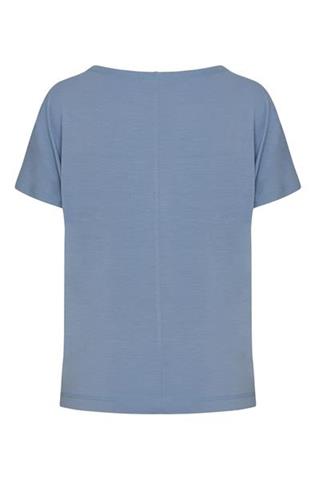 Niebieska bluzka damska oversize 84778 - 73911