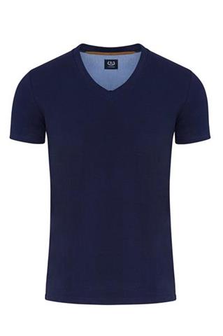 Granatowy t-shirt męski 72992 - 77971