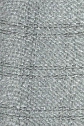 Szare spodnie w kratę Chinos London 64519 - 79011