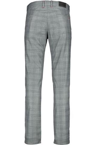 Szare spodnie w kratę Chinos London 64519 - 79041