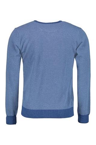 Niebieski sweter męski V-Neck 73817 - 81541