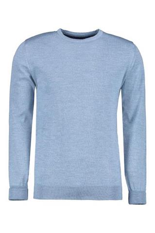 Błękitny wełniany sweter męski 73808 - 82361