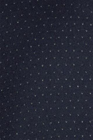 Granatowy sweter męski w kropki 73837 - 83181