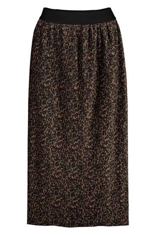 Plisowana spódnica w panterkę Look 84899 - 94161