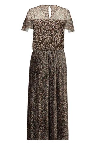 Zwiewna sukienka maxi w panterkę Pela 84898 - 94351