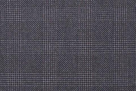 Szare spodnie w kratę Chinos London 64513 - 9711
