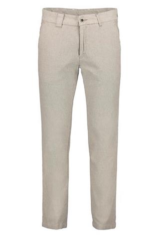 Brązowe spodnie męskie w mikro wzór Chinos Marron 60173 - 97821